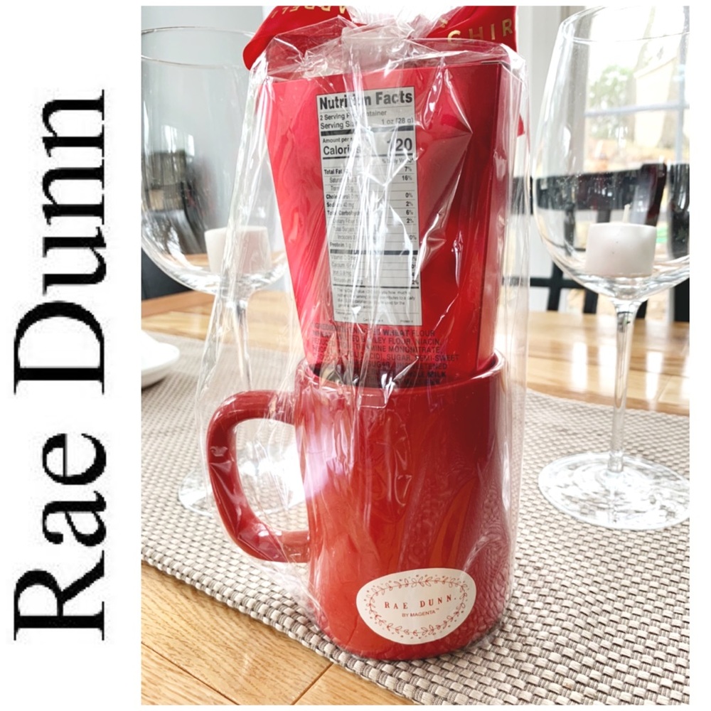 BRAND NEW Rae Dunn BE MINE mug set red - Picture 2 of 5